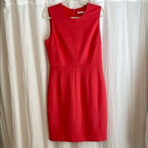 GREAT CONDITION WORN ONCE Trina Turk Coral Sleeveless Sheath Mini Dress